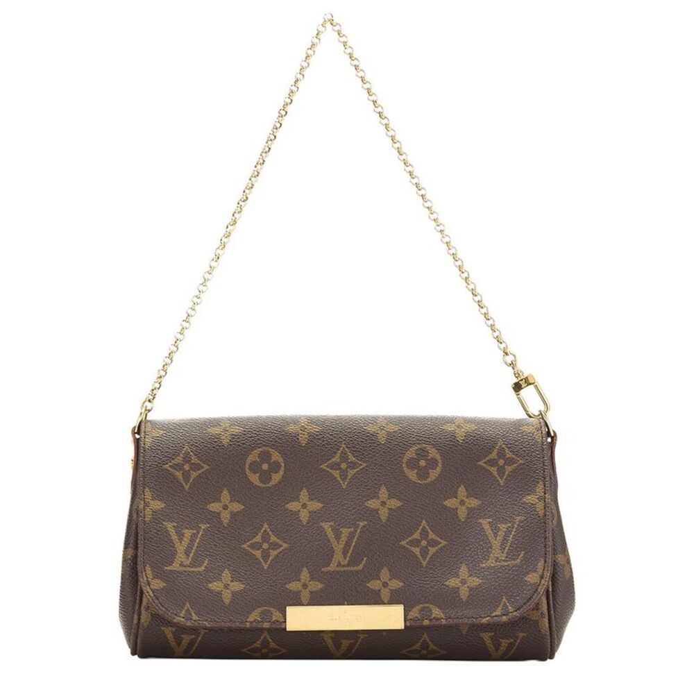 Louis Vuitton Brown Monogram Coated Canvas Favorite Pm (Authentic Pre-Loved)